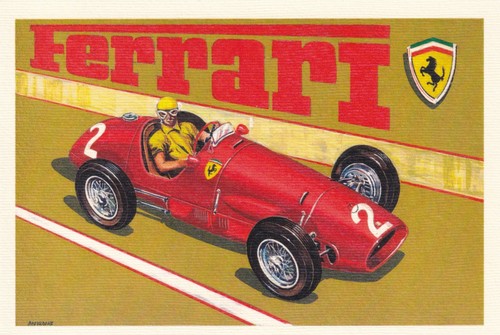 Cartolina promocard ferrari - cartolina,