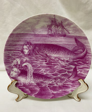 Piatto Piero Fornasetti serie artista italiano Gli Oceanidi/Sirene