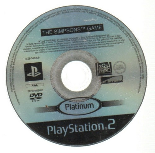 The simpsons game platinum - simpsons,