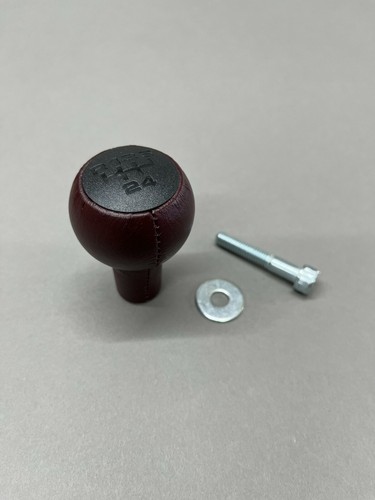 Pomello cambio pelle - , bordeaux