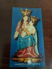 Santino 204. Madonna della Grotta venerata in Praia a Mare. cm. 6X11