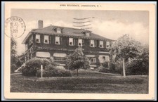 Cartolina ????ONMAL18 LUG?? ?1.AKERN RESIDENCE, JAMESTOWN, R. I. A100
