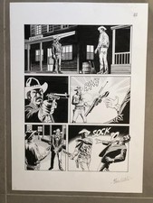 Civitelli  Tavola Originale del N 778 di TEX , "L' Orrendo Massacro"