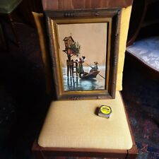 DIPINTO AD ACQUERELLO E TEMPERA SU CARTA/FINE OTTOCENTO/"VENEZIA,LAGUNA"/FIRMATO