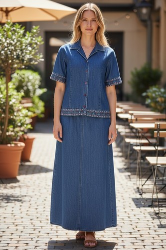 Maxi abito top vintage - maxi,