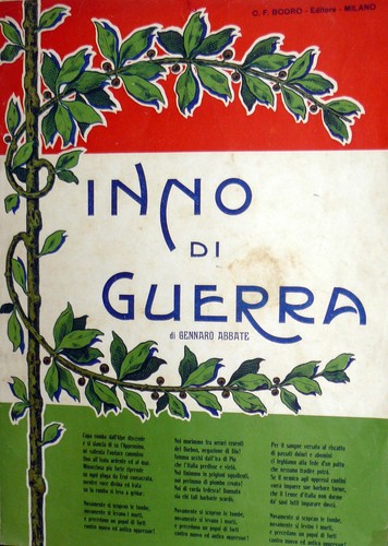 Spartito inno guerra - inno,