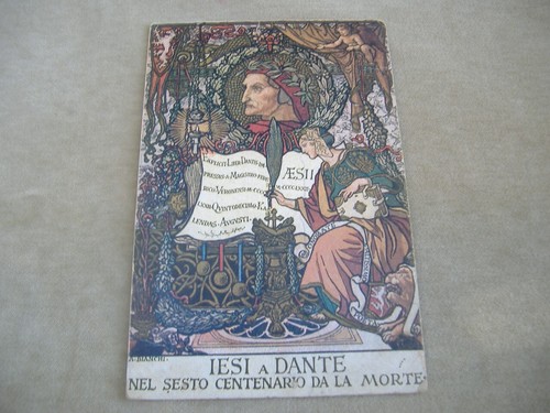 Cartolina 1921 iesi - a, dante
