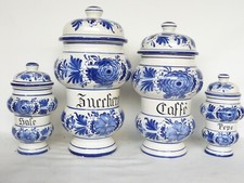 set contenitori  In ceramica  sale zucchero caffè pepe