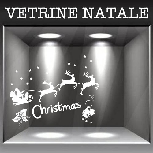 Adesivi natale vetrofanie - adesivi,