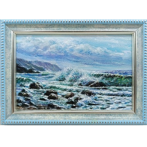 Quadro olio originale - , onde