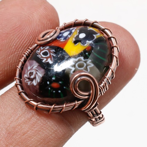 Anello rame con - in,