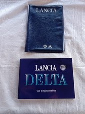 LANCIA DELTA HF Integrale  HF Turbo GT  Libretto Manuale USO MANUTENZIONE  1989