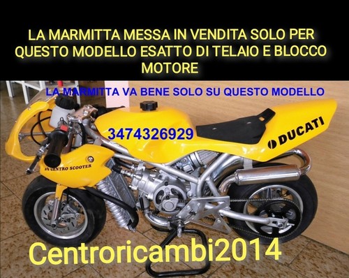 Marmitta per minimoto replica - marmitta,