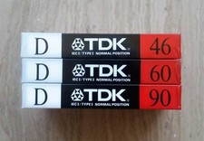 Audio Cassette TDK D 46, 60