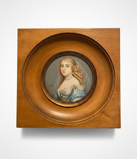 Antico ritratto in miniatura
