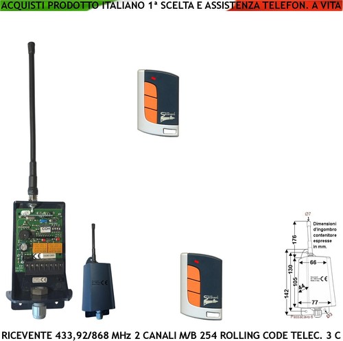 Kit ricevitore radio 433 92 - ricevitore, 433,92