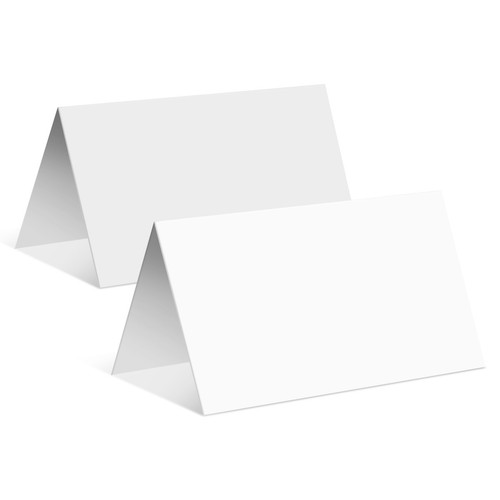 Segnaposto bianco biglietti