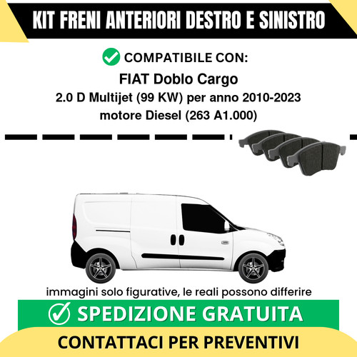 Pastiglie freno anteriori per - freno,