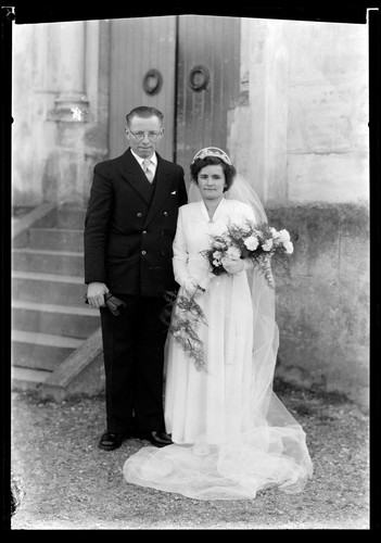 Mariés wedding portrait - mariés,