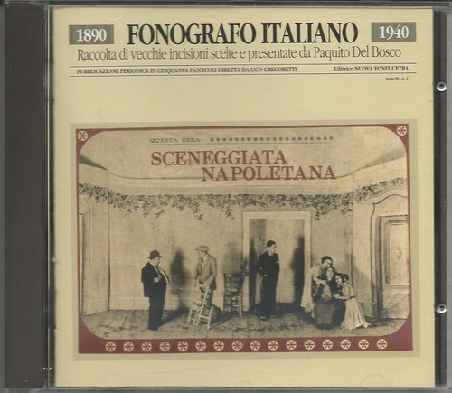 Fonografo italiano raro cd - fonografo,