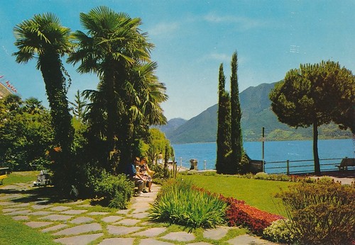 Vecchia cartolina locarno il - vecchia,