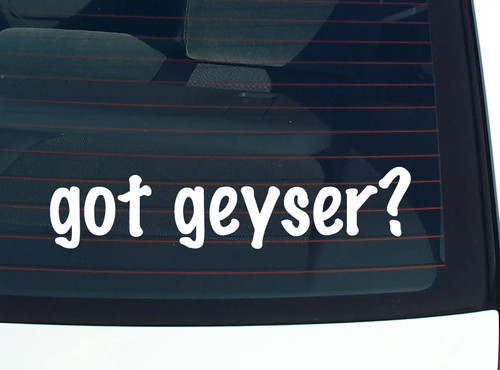 Got geyser decalcomania - got, auto