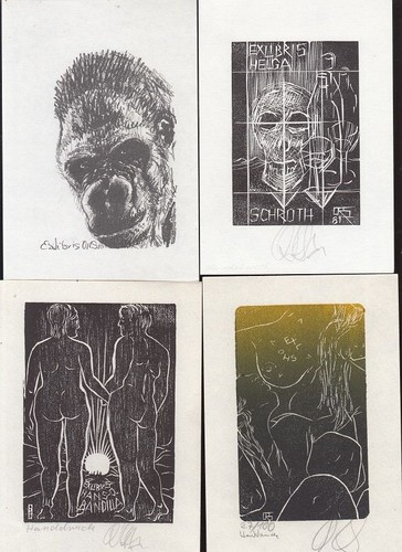 Exlibris bookplate oskar - 4,