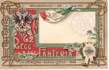 ITALIA CARTOLINA REGGIMENTALE