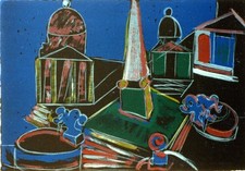 Tano Festa, Piazza del popolo