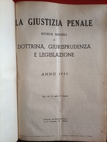 Giustizia penale rivista - la,