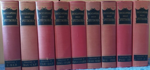 Enciclopedia dello spettacolo - enciclopedia,