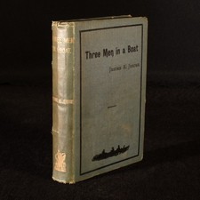 1889 Three Men in a Boat by Jerome K. Jerome First Edition First Impression O...
