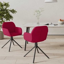 Sedie da Pranzo Girevoli 2 pz