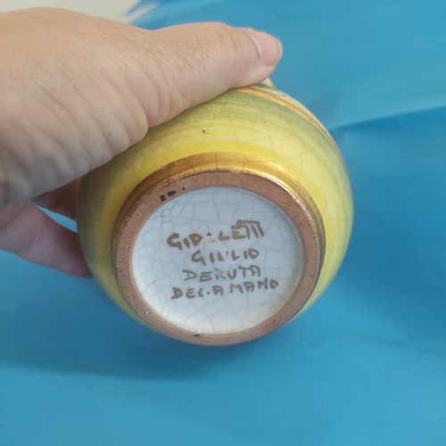 Vaso ceramica smaltata - in,