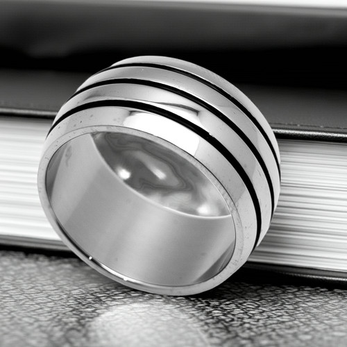 Anello uomo linee - anello,