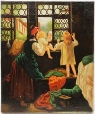 Dipinto olio su tela interno