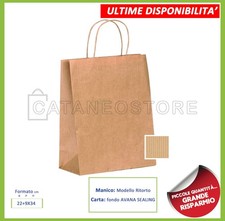 BORSE SHOPPER DI CARTA MANICO