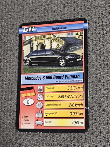 Mercedes 600 guard pullmann - mercedes,