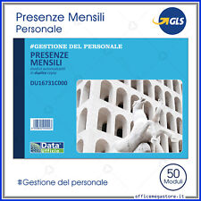 modulistica blocco presenze mensili cantiere edile 15x21 buffetti data ufficio