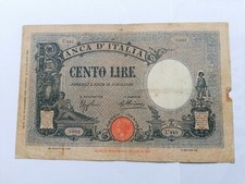 Banconota 100 LIRE AZZURRINO