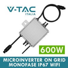 MICROINVERTER ON GRID 600W MONOFASE IP67 ANTENNA WI-FI PER IMPIANTO FOTOVOLTAICO