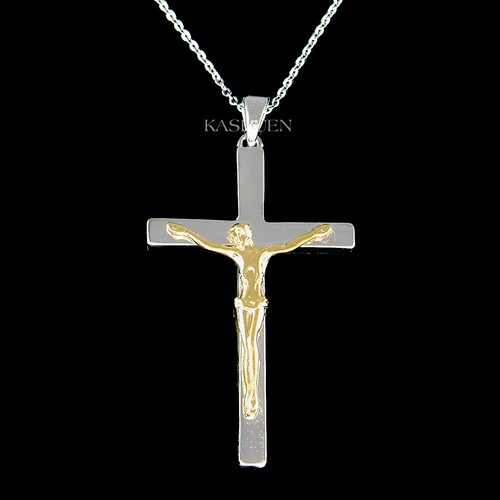 Argento crocifisso color oro - color,