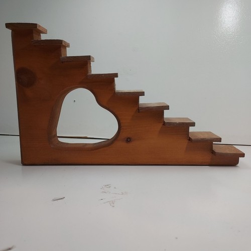 Scaffale gradini legno - scaffale,