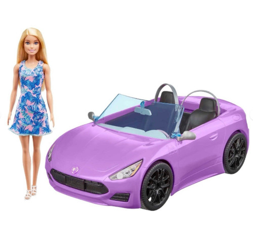 Barbie cabrio auto viola - cabrio,