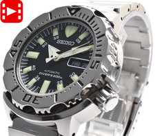 🎦[Quasi Come Nuovo] Orologio Uomo Automatico SEIKO Black Monster 7S26-0350 SKX779 GIAPPONE