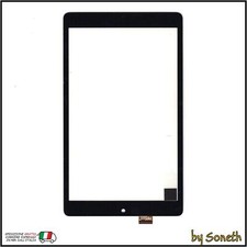 VETRO TOUCH SCREEN PER ALCATEL ONE TOUCH PIXI 3 (8) OT 9022 9022X NERO