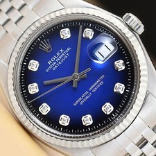 Rolex da Uomo Datejust Blu