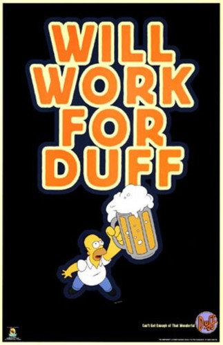 Vintage the simpsons poster - simpsons,