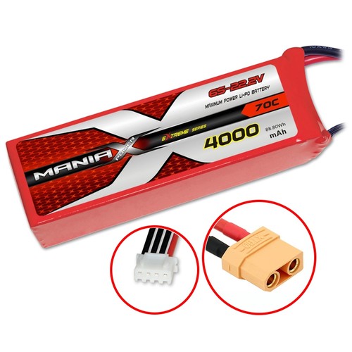 Maniax power lipo 4000mah - maniax, 6s