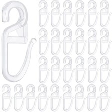 100pcs Ganci Tenda Trasparenti